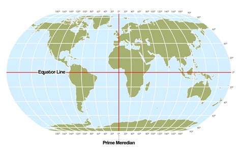 World Map with Latitude and Longitude Grid World Map Latitude, Latitude ...