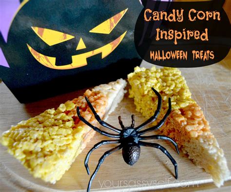 Candy Corn Inspired Halloween Treats - Your Sassy Self