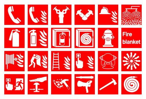 Symbol Emergency Fire Alarm Sign Isolate On White Background,Vector ...