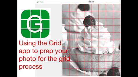 How To: Grid app to prep your photo - YouTube