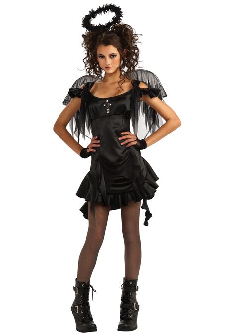 Teen Gothic Angel Costume