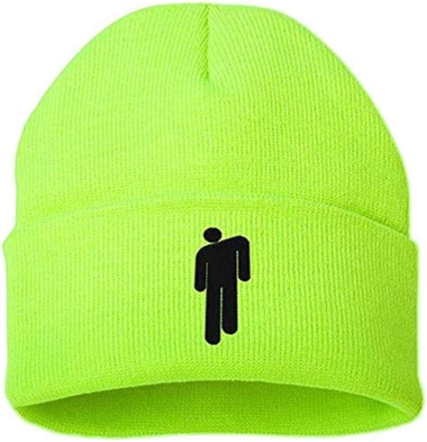 Billie Eilish Merch Hot Topic Logo Beanie Knit Hat Stretchy Cap for Men ...