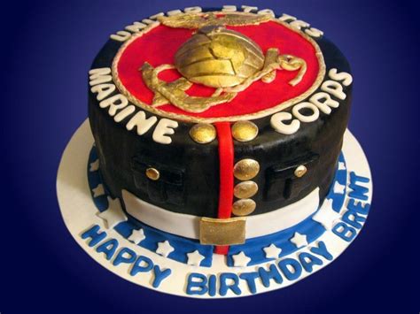 Marine corps theme birthday cake by Jaklin's Cupcakes Glendale CA ...