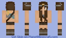 Warrior Girl Minecraft Skin