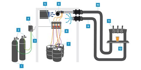 Parts of a Draft Beer System & How They Work [Diagram]