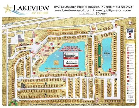 Lakeview Rv Park Map