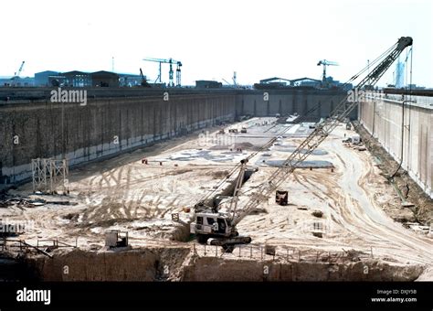 Dubai UAE Dry Dock 1977 Construction Stock Photo, Royalty Free Image ...