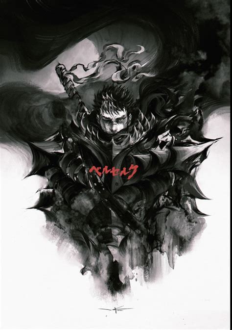 Berserk Fan Art - I wanted to capture Guts’ tormented soul : r/Berserk