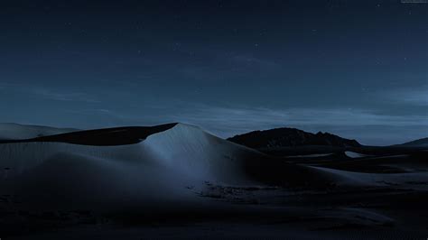 Wallpaper macOS Mojave, Night, Dunes, 4K, OS Wallpaper Download - High ...