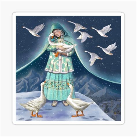 "Goose Mother" Sticker for Sale by PDWendy | Redbubble