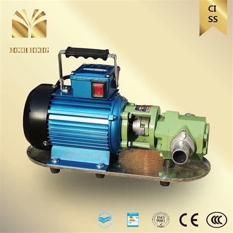 WCB 100 Cast Iron Portable Gear Oil Pump High Viscosity Liquid Transfer ...