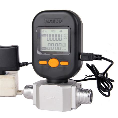 New MF5712 Flow Meter 200L/min Digital Gas Air Nitrogen Oxygen Mass ...