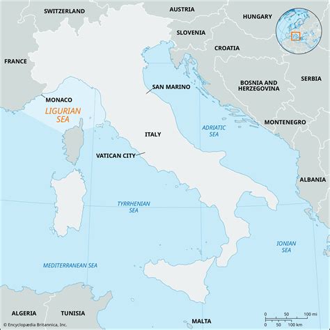 Ligurian Sea | Italy, Map, & Facts | Britannica