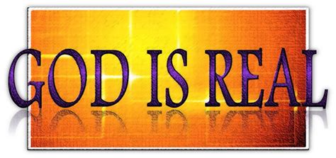 God Is Real - i Run By Faith