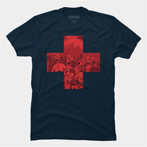 Red Cross T Shirt By Whenkids Design By Humans