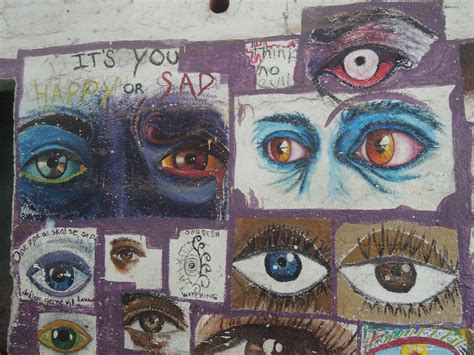 eyes on a wall | Painting, Art, Trip