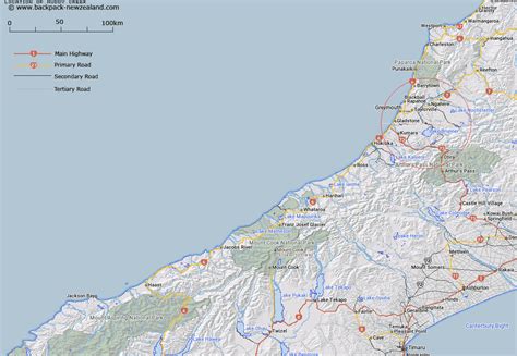 Where is Muddy Creek? Map - New Zealand Maps