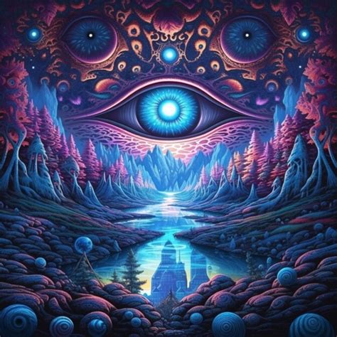 Premium AI Image | The art of the album the eye of god