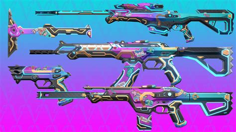 Valorant Glitchpop Skins | HD-images, Full Set, and Prices