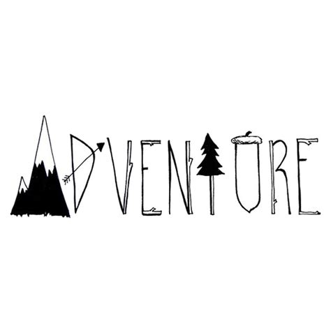 "Adventure" Sticker for Sale by audrey metcalf | Sketch book, Lettering ...