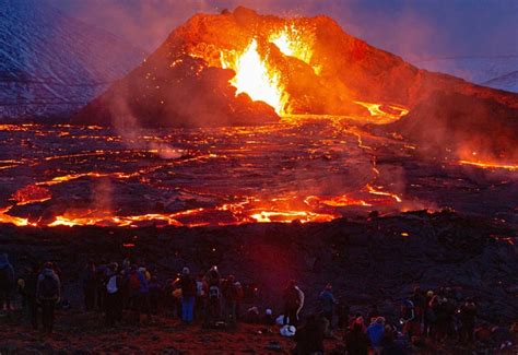 Iceland Volcano Eruption Live Stream Shows Fagradalsfjall Spewing Lava