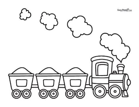 Printable Train Coloring Pages – 30 Sheets to Color - Easy Peasy and Fun