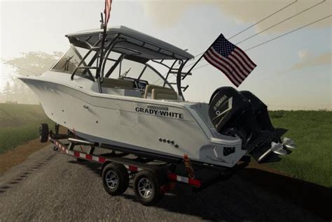 Mod 27FT Grady White Boat and Trailer V1.0 - Farming Simulator 22 mod ...