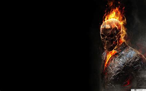 Fire Skull 4k Wallpaper