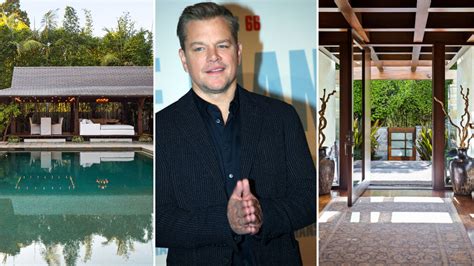 Matt Damon's $21million LA mansion is a private oasis - see inside | HELLO!