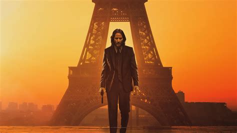 John Wick: Chapter 4, Movie, John Wick, Keanu Reeves, Eiffel Tower ...