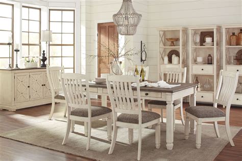 Bolanburg White and Gray Rectangular Dining Room Set from Ashley ...