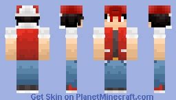 Pokemon - Trainer Red Minecraft Skin