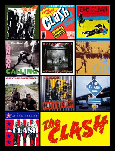 THE CLASH album cover discography magnet (3.5" X 4.5") punk rock sex ...