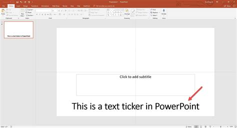 PowerPoint Ticker Text Animation - 3 Easy Methods • PresentationPoint