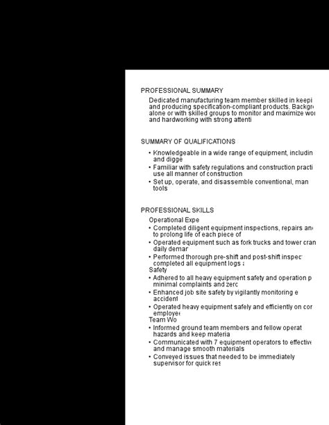 Production Machine Operator Resume Examples for 2024: Templates & Tips