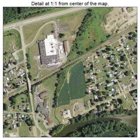 Aerial Photography Map of Newcomerstown, OH Ohio