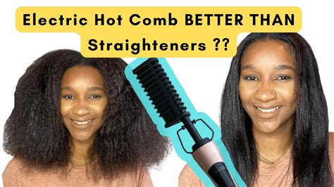 Hot Comb For Natural Hair - The BEST Method?? - YouTube