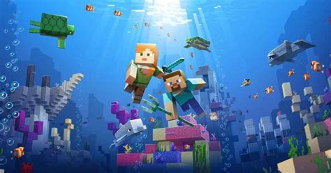 Minecraft Aquatic Update Is Ready To Download On PS4