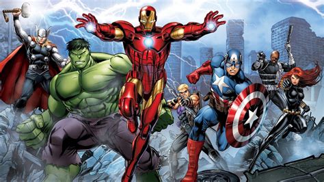 2560x1440 Resolution Marvel's Avengers Assemble Comic 1440P Resolution ...