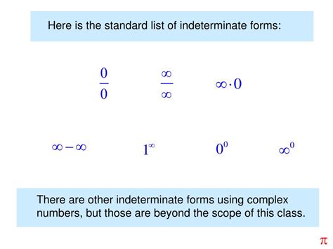 PPT - 8.2 Day 2: Identifying Indeterminate Forms PowerPoint ...