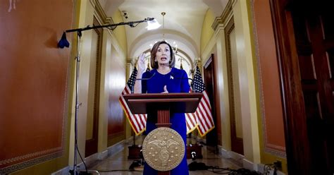 Transcript: Nancy Pelosi's speech on Trump impeachment