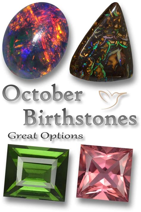 October Birthstone: Two gemstones with unlimited color options and ...