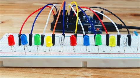 Led Light Chaser Using The Arduino