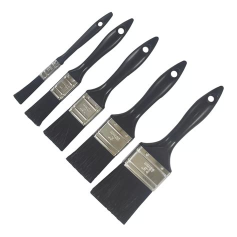 Fortress Flat Paint Brush 5 Piece Set - Screwfix