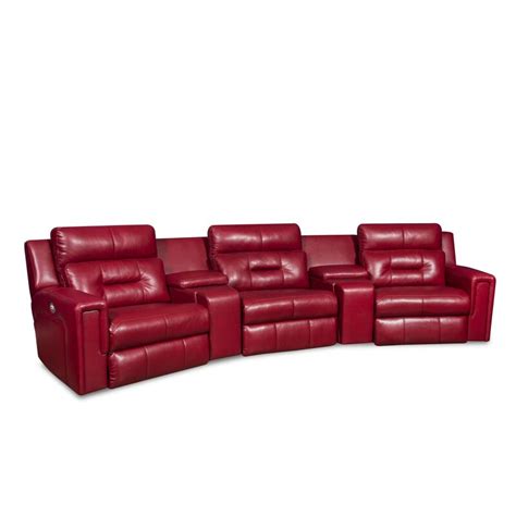 Southern Motion Excel Upholstered Home Theater Seating with Cup Holder ...