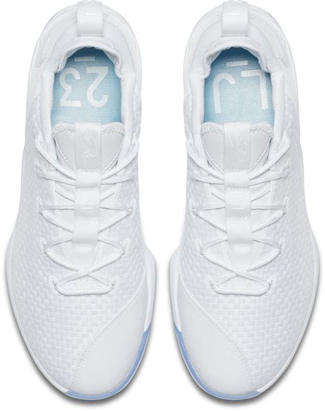 Nike Rubber Lebron 14 Low Basketball Shoes in White/White (White) for ...