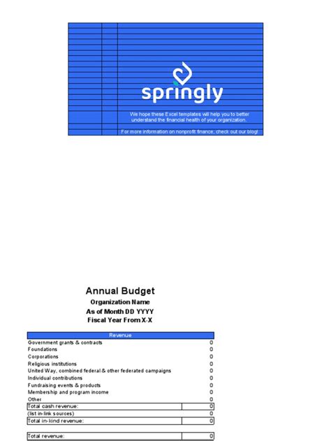 EN_free-excel-templates-nonprofit-accounting.xlsx | PDF | Revenue | Income