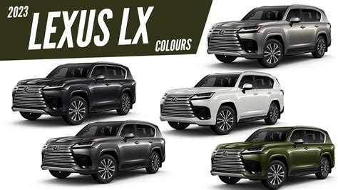 2023 Lexus LX SUV - All Color Options - Images | AUTOBICS