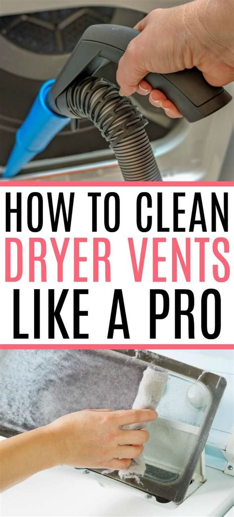 How To Clean Your Dryer Vent | Clean dryer vent, How to clean your ...