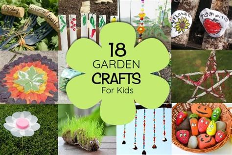 18 top GARDEN CRAFTS for kids will love making!